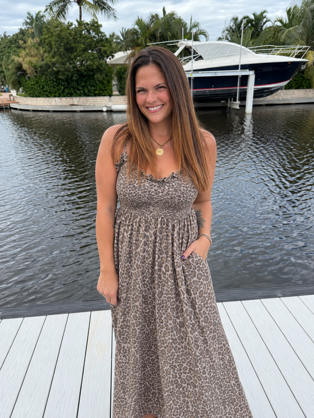 Spotted Wild Dress by Sterling Kreek (Ships 2-3 weeks)