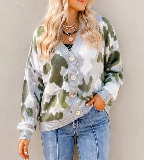 PREORDER: Off Duty Camo Cardigan (ETA: November)