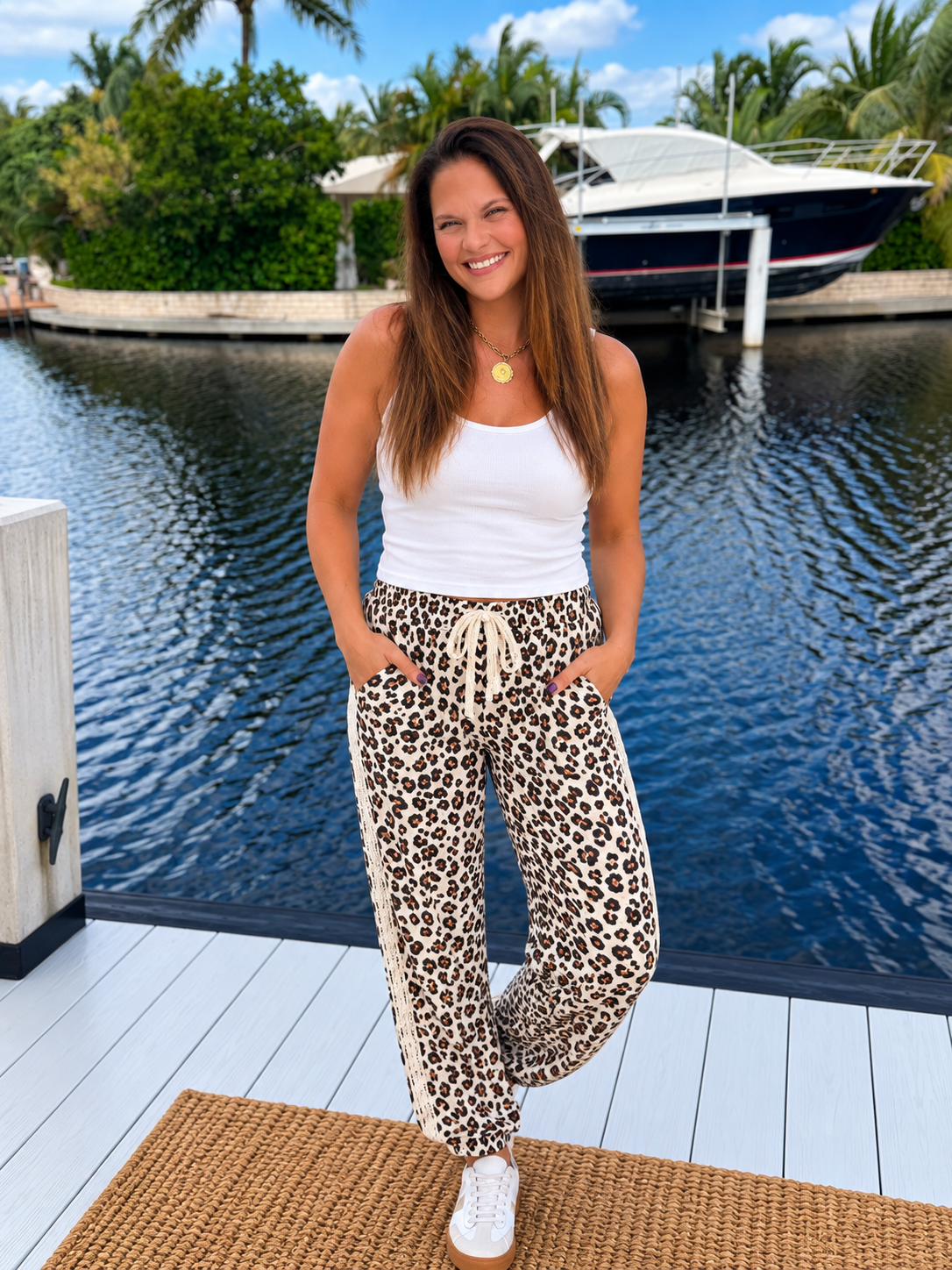 PREORDER: Untamed Comfort Leopard Pants (ETA: November)