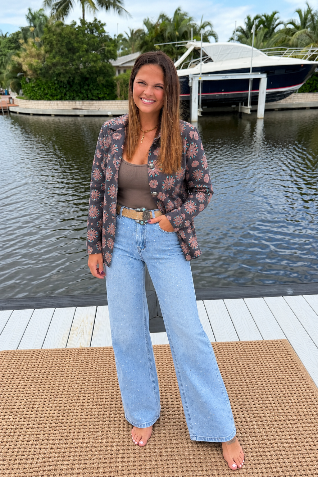 PREORDER: A Little Extra Sparkle Wide Leg Jeans (ETA: November)