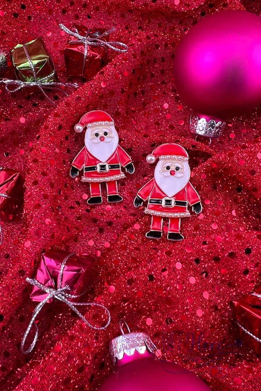 Dear Santa Pearl Earrings - BFF Here