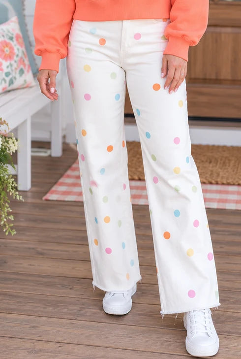 PREORDER: Confetti Crush Wide Leg Jeans (ETA: November)