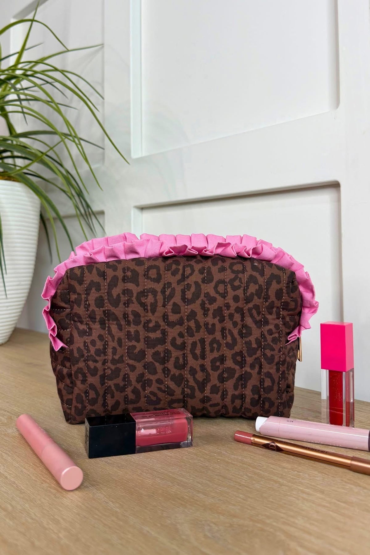 PREORDER: Coco Leopard Ruffle Bag  by Jess Lea (ETA: November)