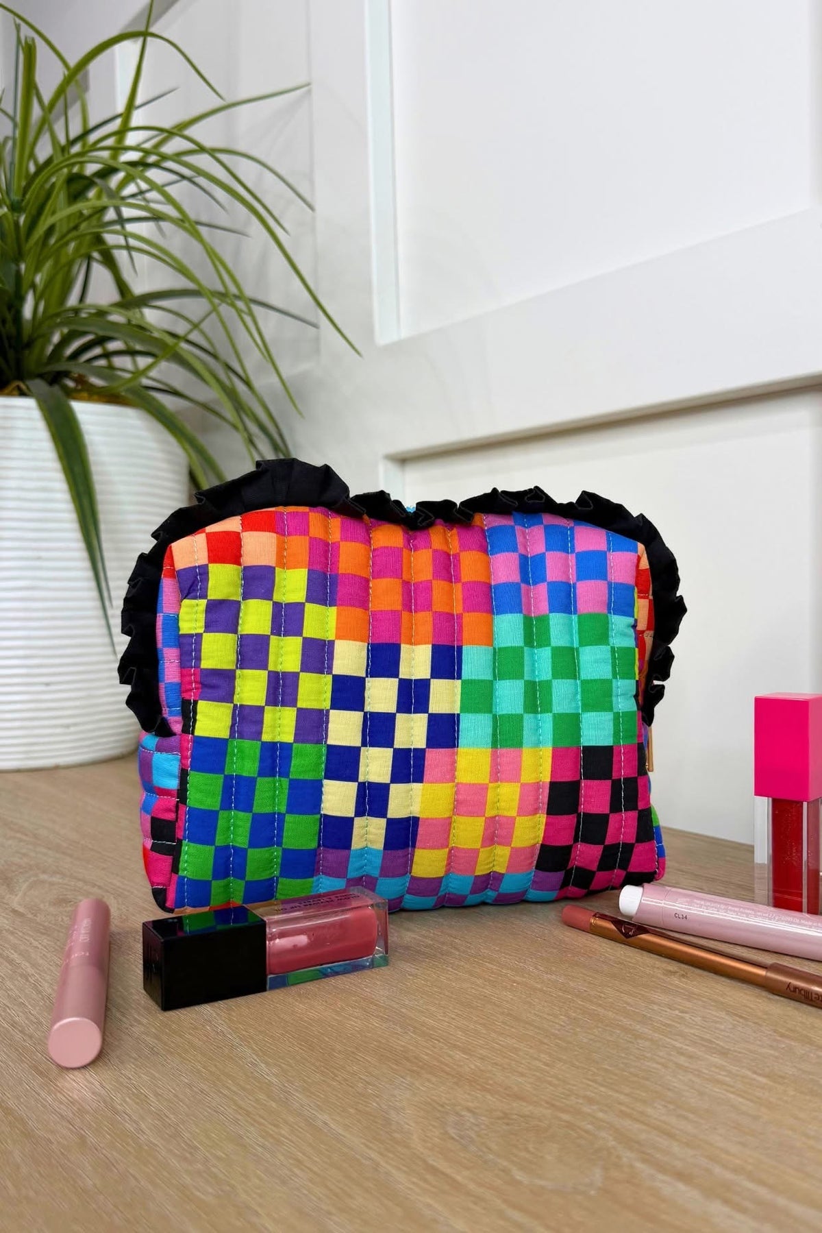 PREORDER: Check Me Out Ruffle Bag by Jess Lea (ETA: November)