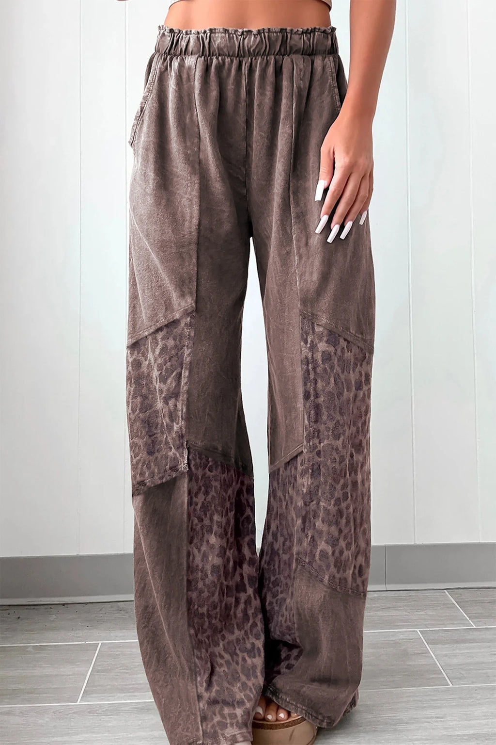 PREORDER: Untamed Edge Leopard Patchwork Pants (ETA: November)