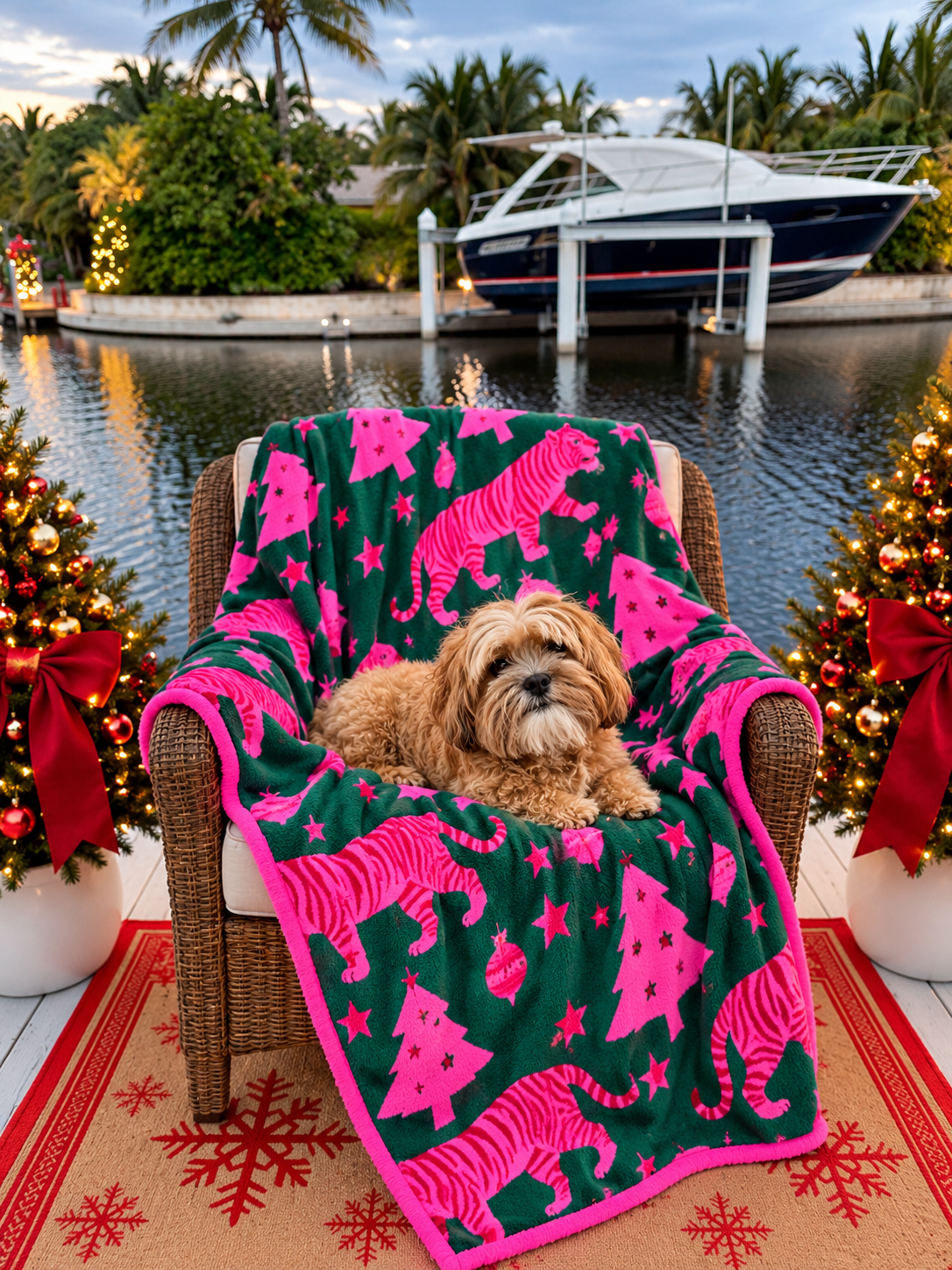 Christmas Magic Cloud Blanket by Blakeley