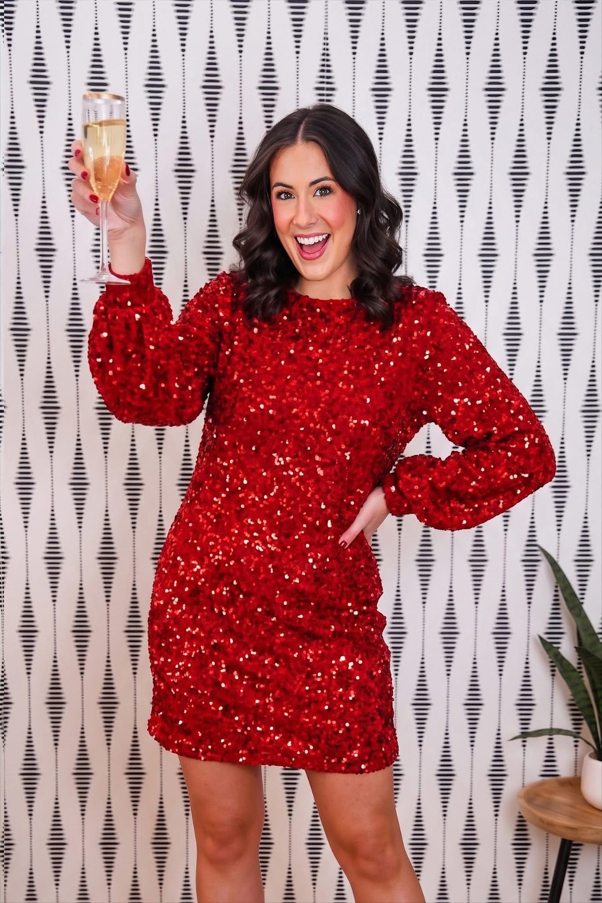 PREORDER: Old Flame Sequin Dress / Red by Jess Lea (ETA: November)