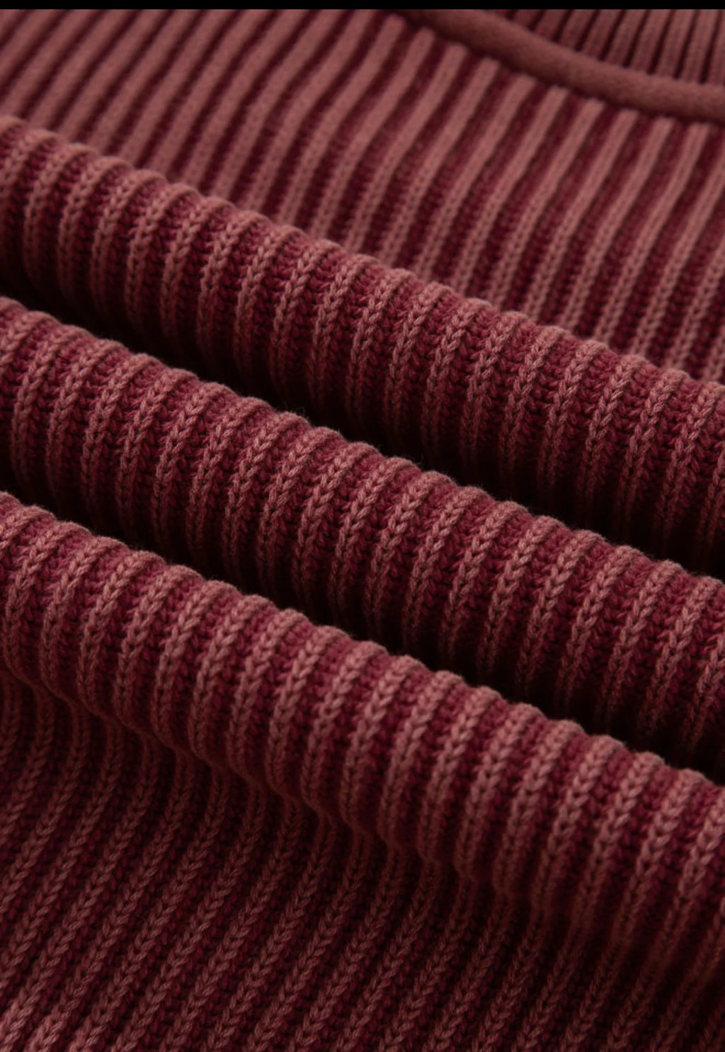 PREORDER: The Rosy Outlook Ribbed Sweater (ETA: November)