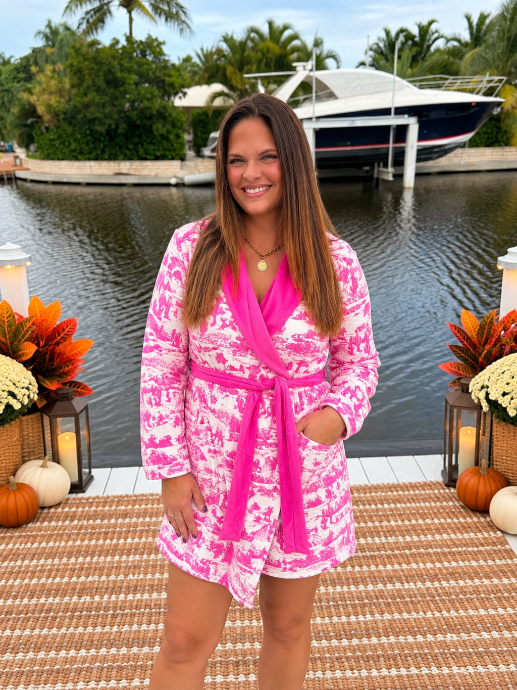 Old Days Pink Robe by Sterling Kreek (Ships 2-3 weeks)