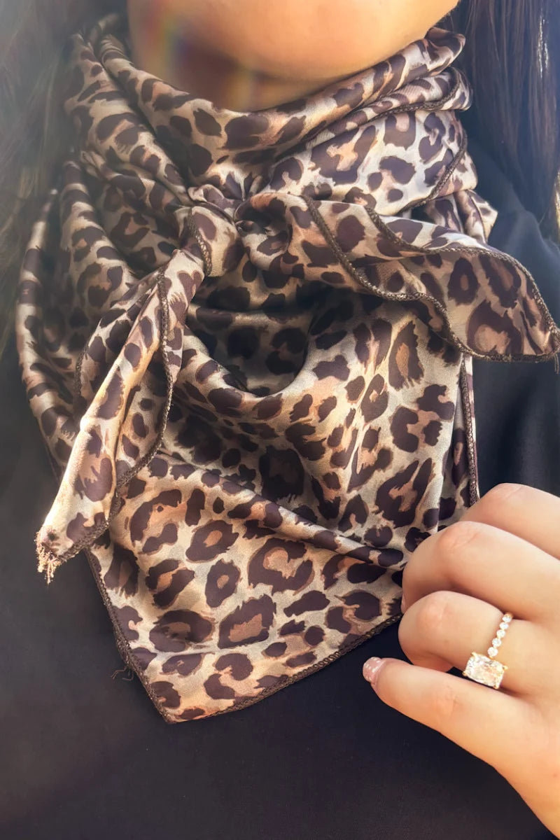 Leopard Outlaw Wild Rag by Sterling Kreek (Ships 2-3 weeks)