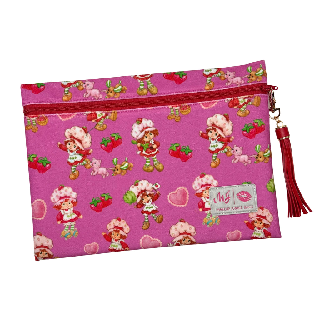 PREORDER: Strawberry Shortcake / Pink by Makeup Junkie Bags (ETA: 4-6 weeks)