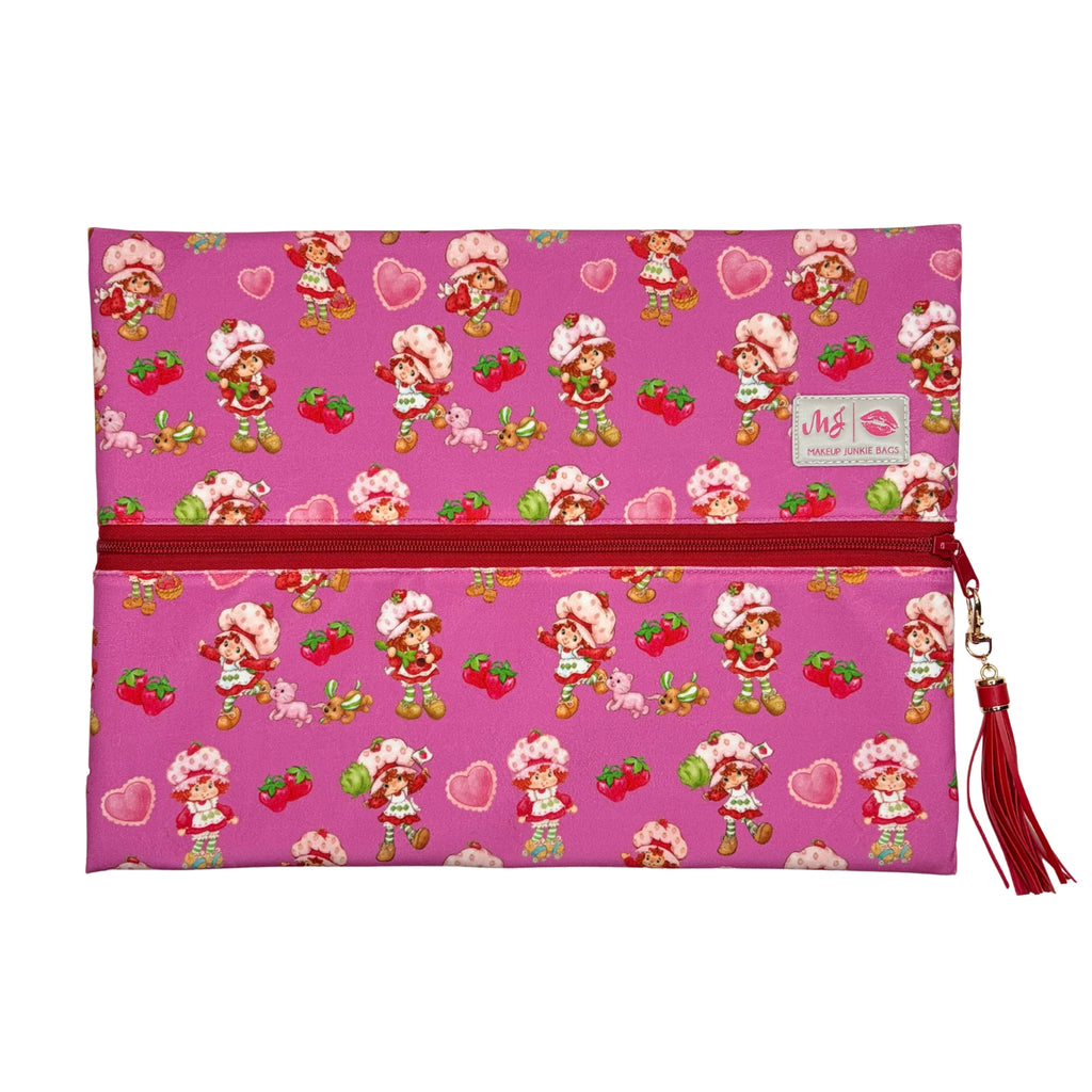 PREORDER: Strawberry Shortcake / Pink by Makeup Junkie Bags (ETA: 4-6 weeks)
