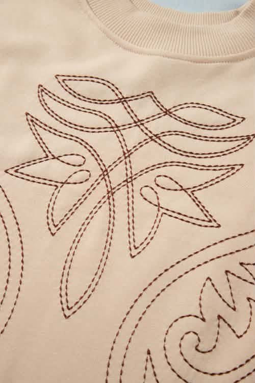 PREORDER: Sagebrush Stitches Embroidered Sweater  (ETA: November)