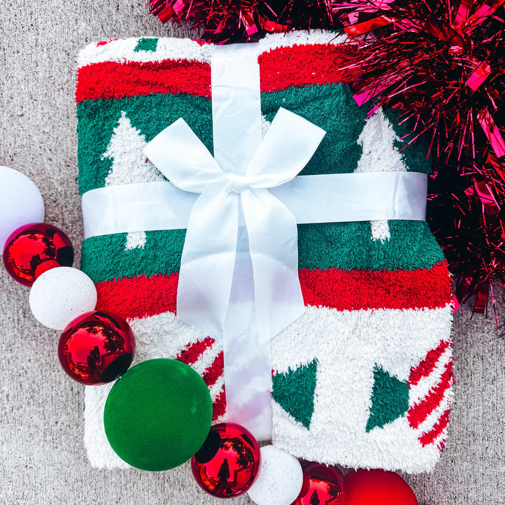 Christmas Sweater Holiday Blanket - BFF Here