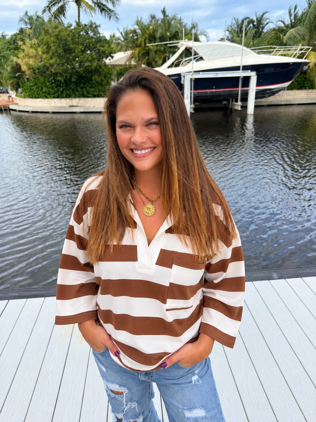 PREORDER: The Coastal Classic Striped Top (ETA: November)