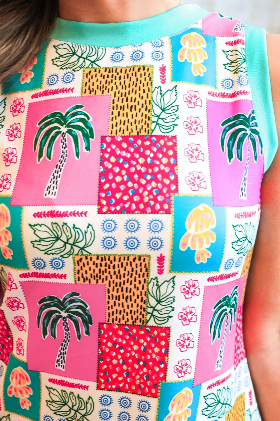 PREORDER: Lucy Tank Dress / Tropical Patchwork by Jess Lea (ETA: May) - BFF Here