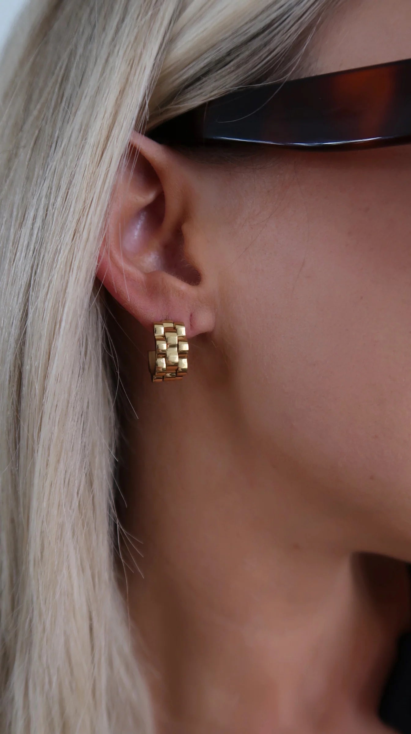 Small Gold Rolly Hoops by Chansutt (ARRAY) — Ships 2-3 weeks - BFF Here
