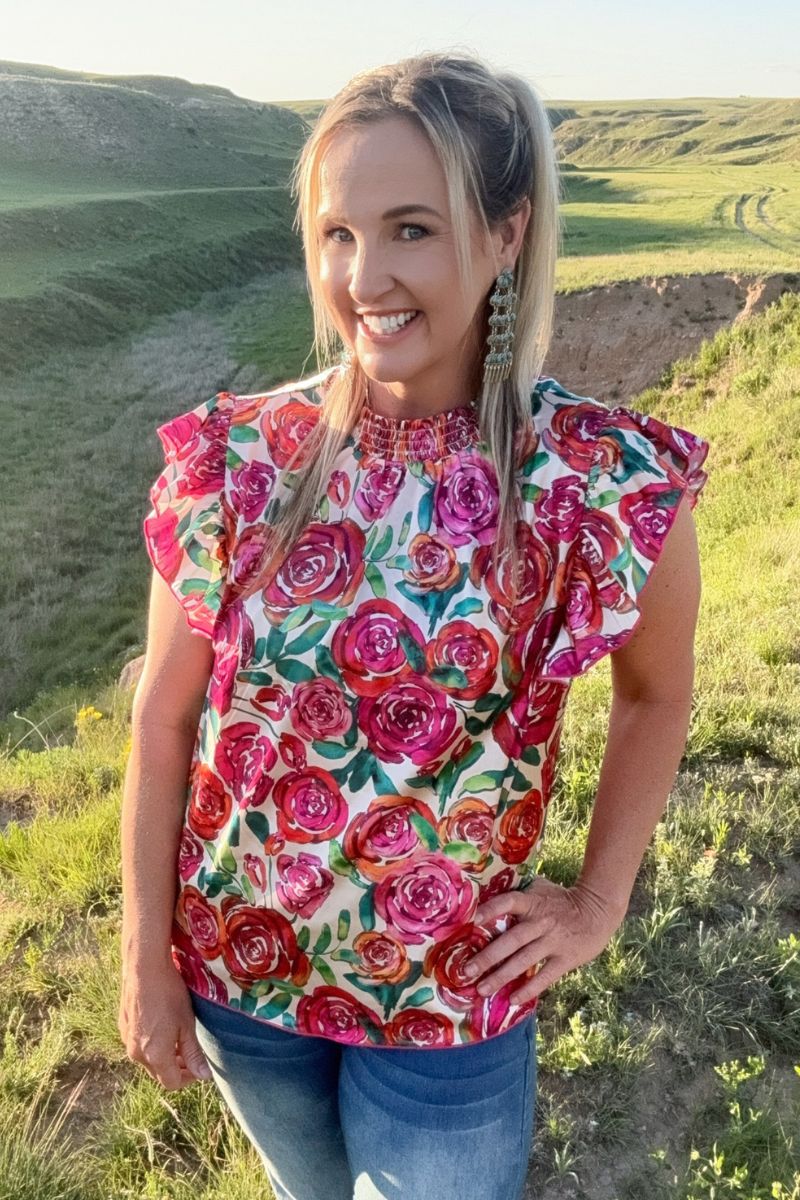 In Full Bloom Top by Sterling Kreek - BFF Here