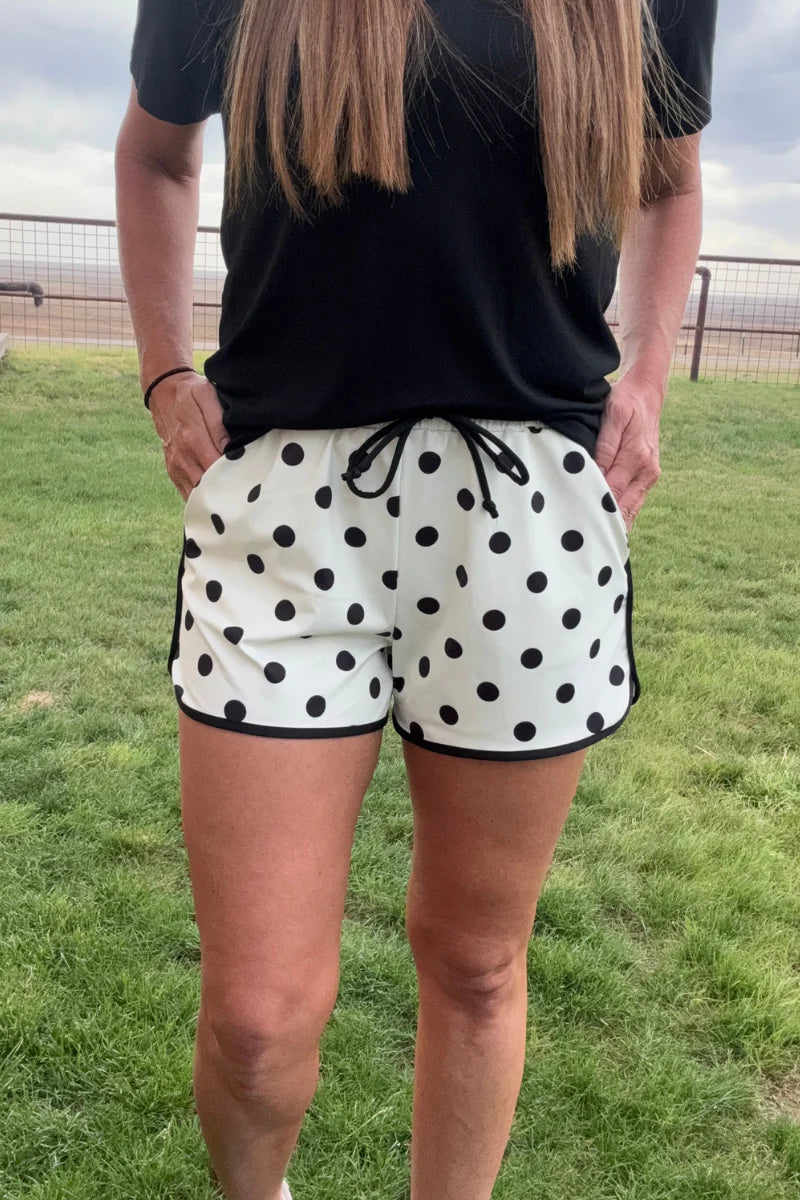 Polka Dot Posie Shorts / Cream by Sterling Kreek - BFF Here