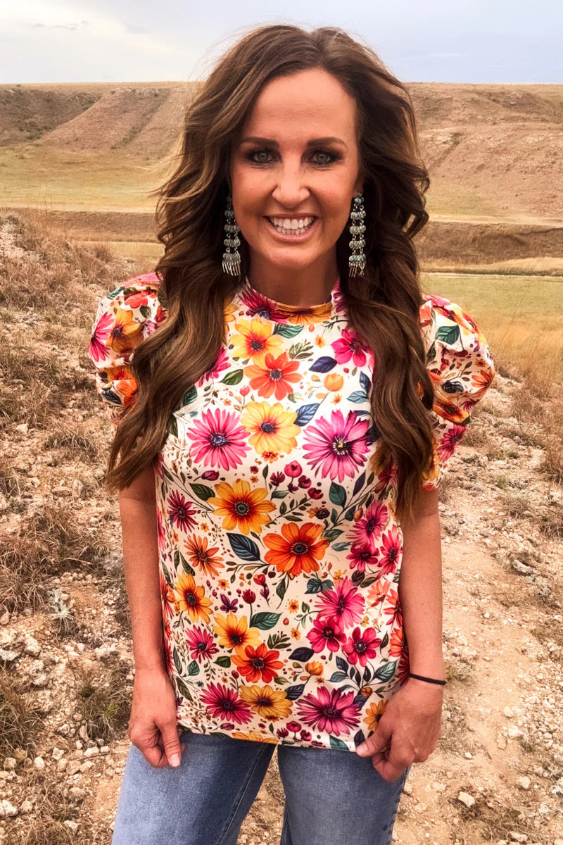 Sunrise Bloom Top by Sterling Kreek - BFF Here