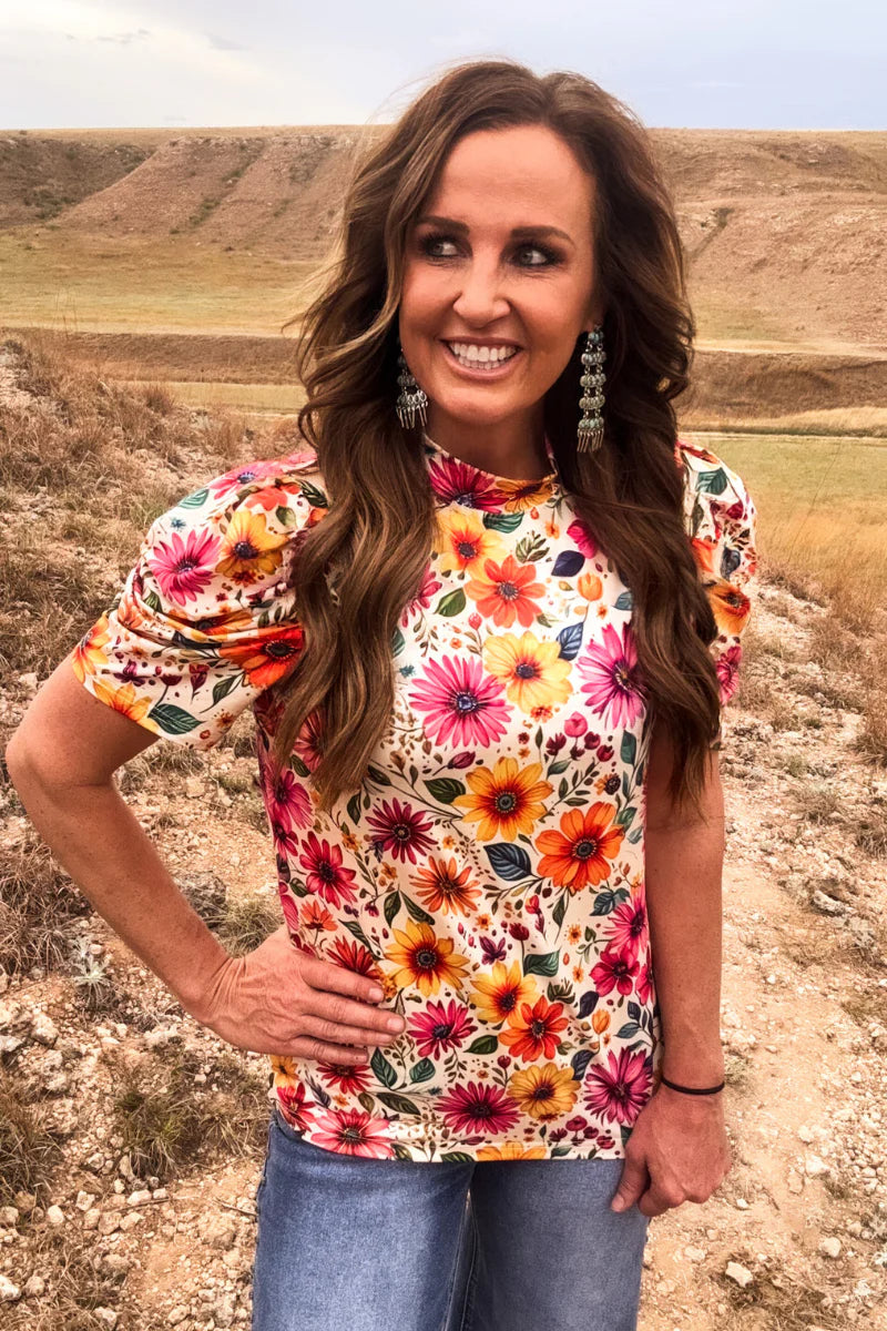 Sunrise Bloom Top by Sterling Kreek - BFF Here