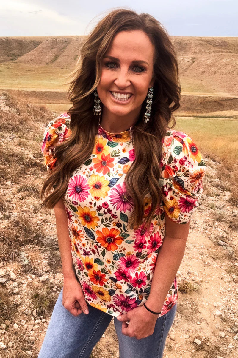 Sunrise Bloom Top by Sterling Kreek - BFF Here