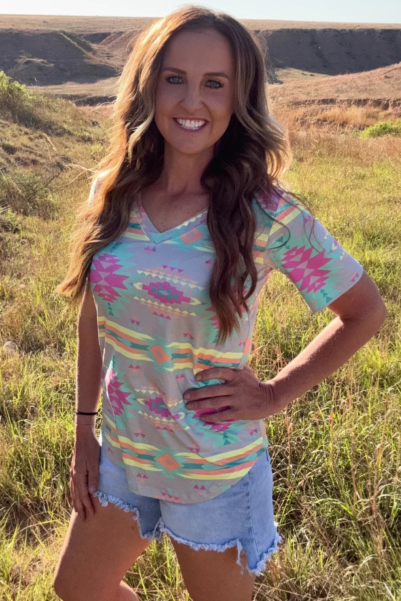Aztec Daydream Top by Sterling Kreek - BFF Here