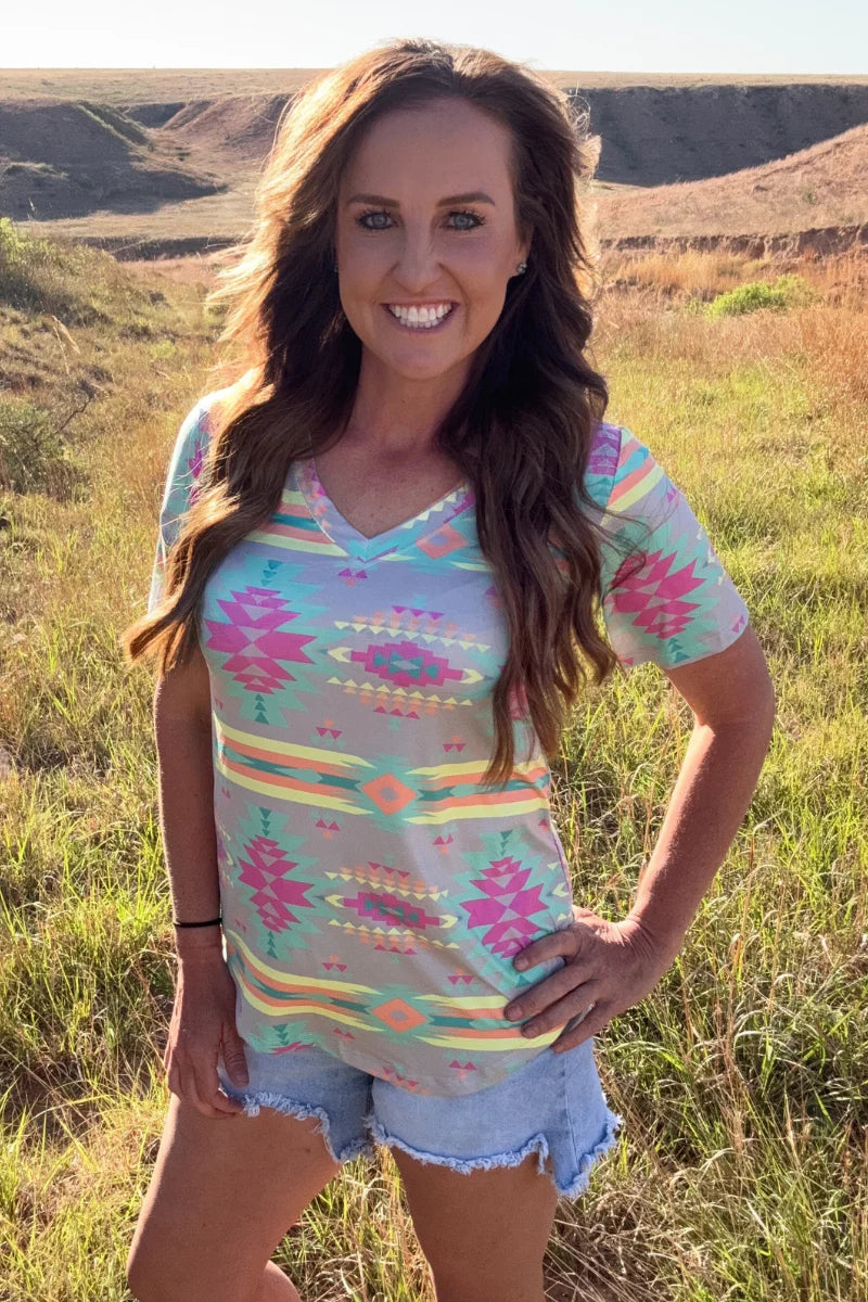 Aztec Daydream Top by Sterling Kreek - BFF Here