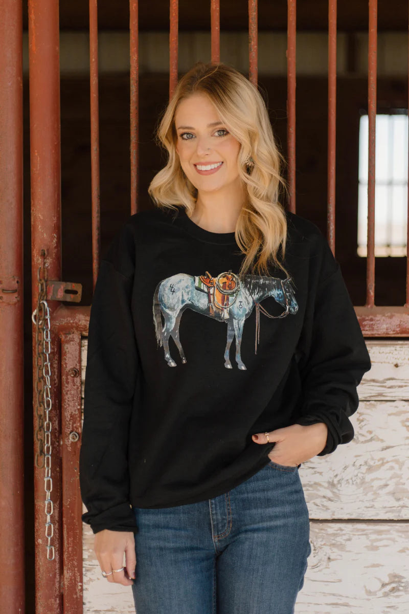 Blu Roan Belle Pullover  by Sterling Kreek - BFF Here