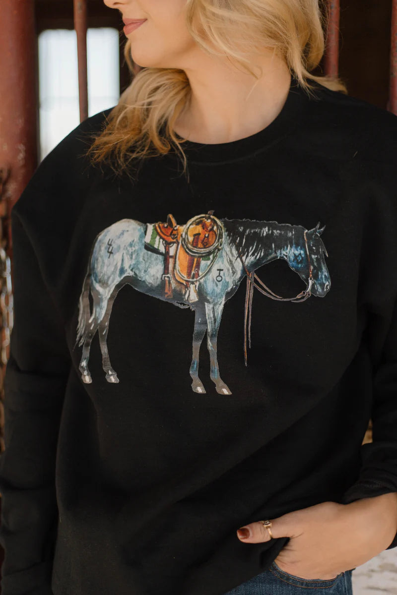 Blu Roan Belle Pullover  by Sterling Kreek - BFF Here