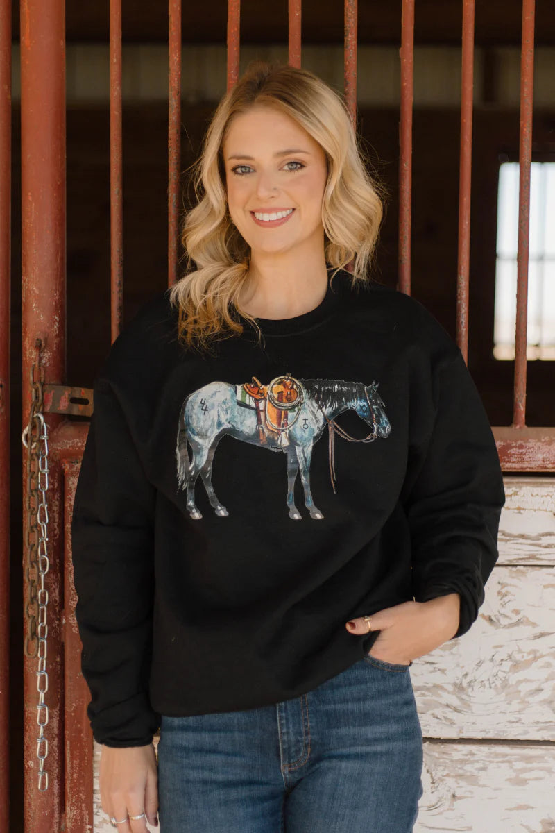 Blu Roan Belle Pullover  by Sterling Kreek - BFF Here