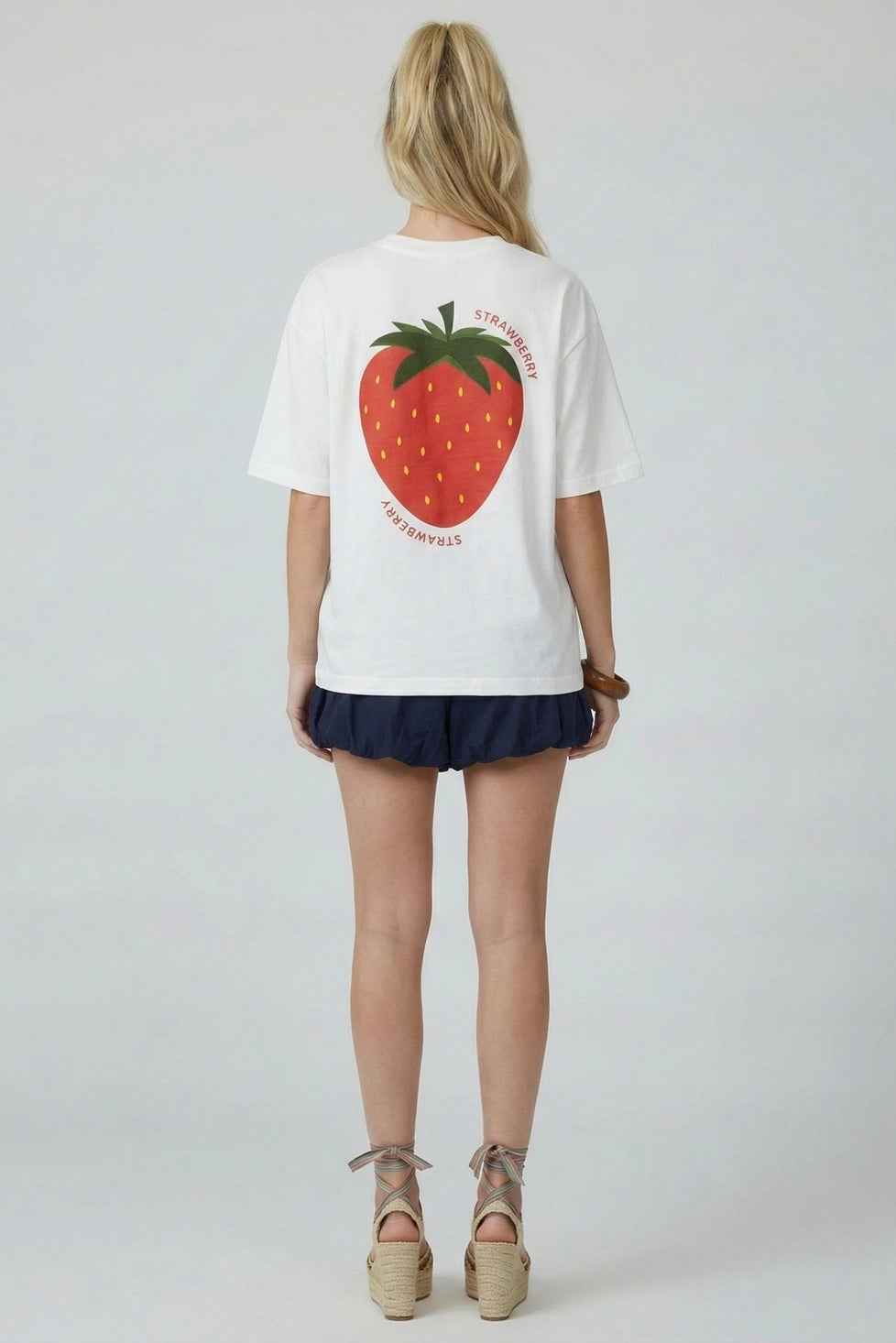 Double Strawberry Graphic Tee by Jade by Jane (Ships 2-3 weeks) - BFF Here