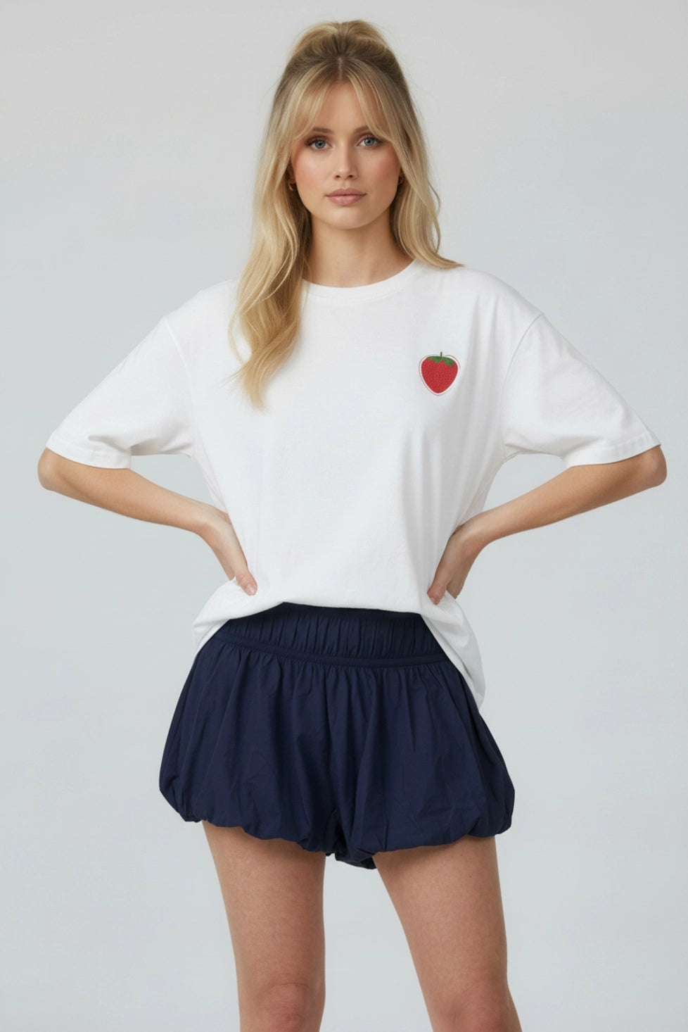 Double Strawberry Graphic Tee by Jade by Jane (Ships 2-3 weeks) - BFF Here