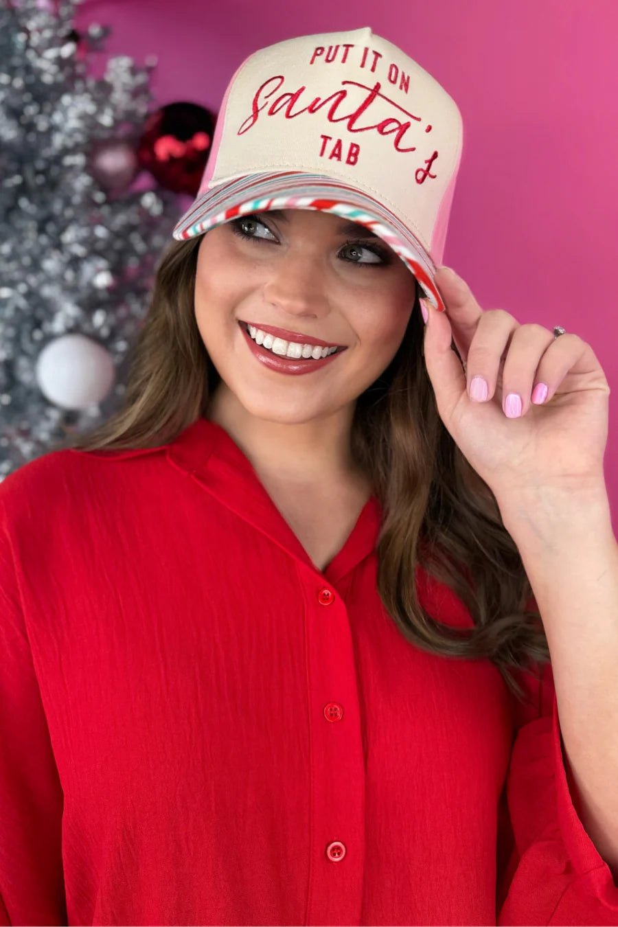 Put It on Santa’s Tab Hat - BFF Here