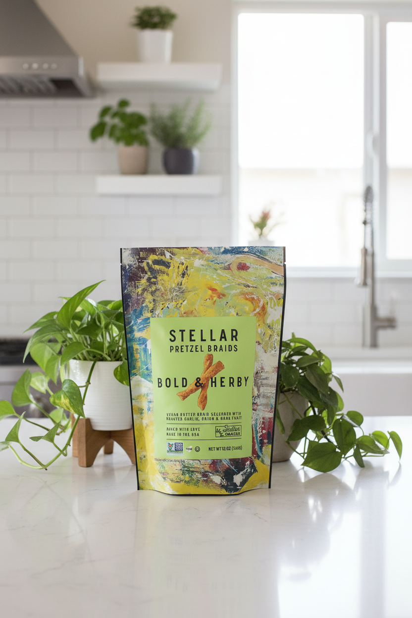 Stellar Pretzel Braids: Bold & Herby / 12oz - BFF Here