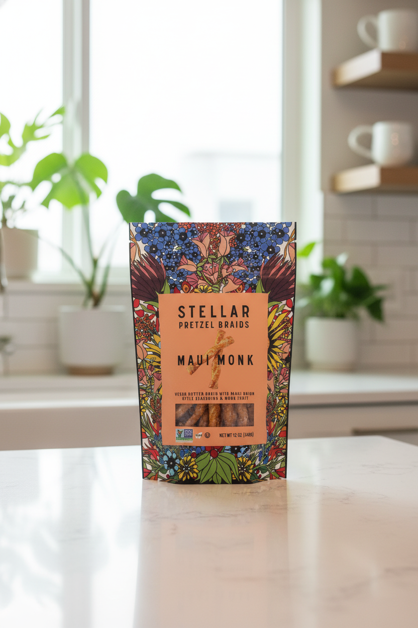 Stellar Pretzel Braids: Maui Monk / 12oz - BFF Here