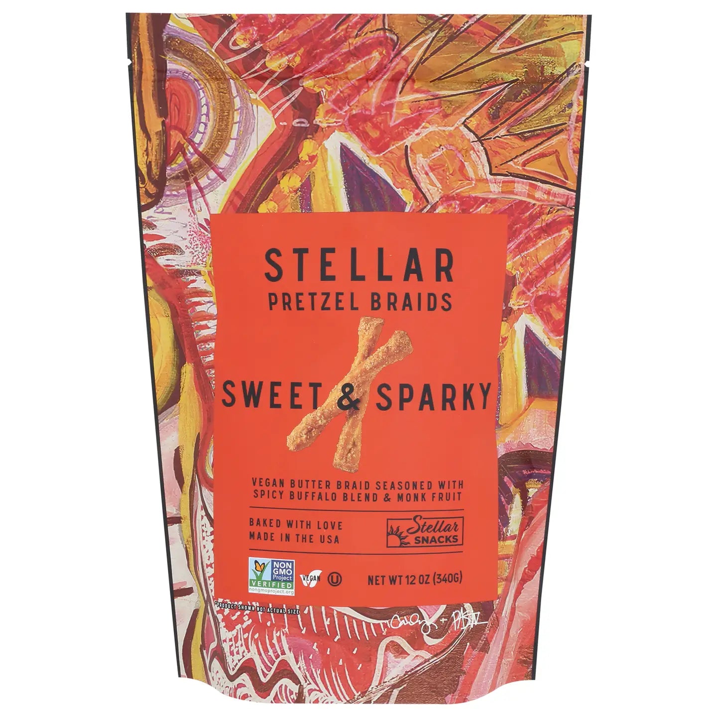 Stellar Pretzel Braids: Sweet & Sparky / 12oz - BFF Here