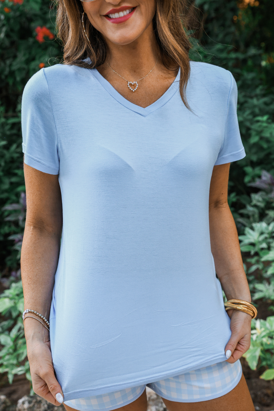 Jess Lea Basic Tee / Light Blue - BFF Here