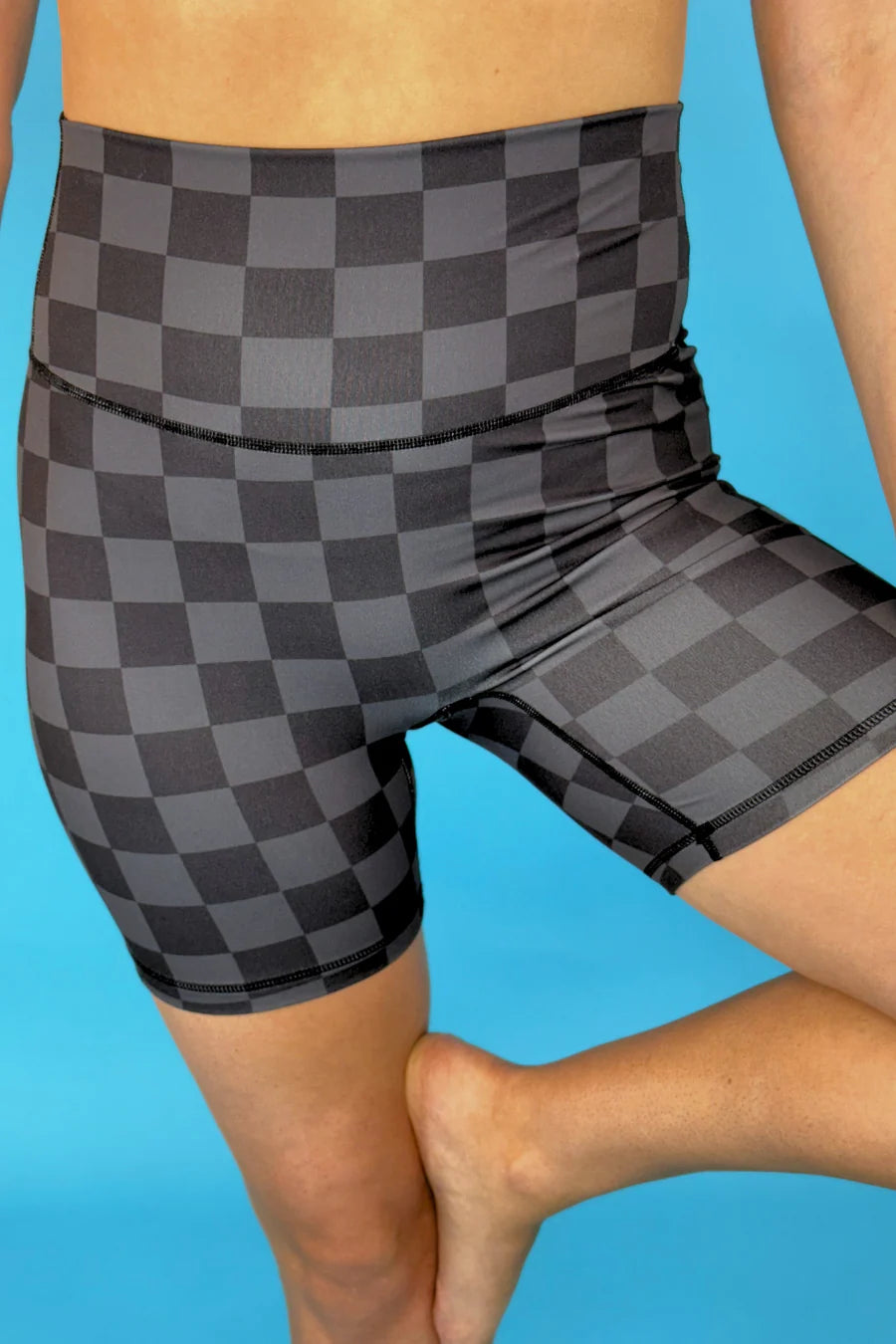 Check Back Biker Shorts by Jess Lea - BFF Here