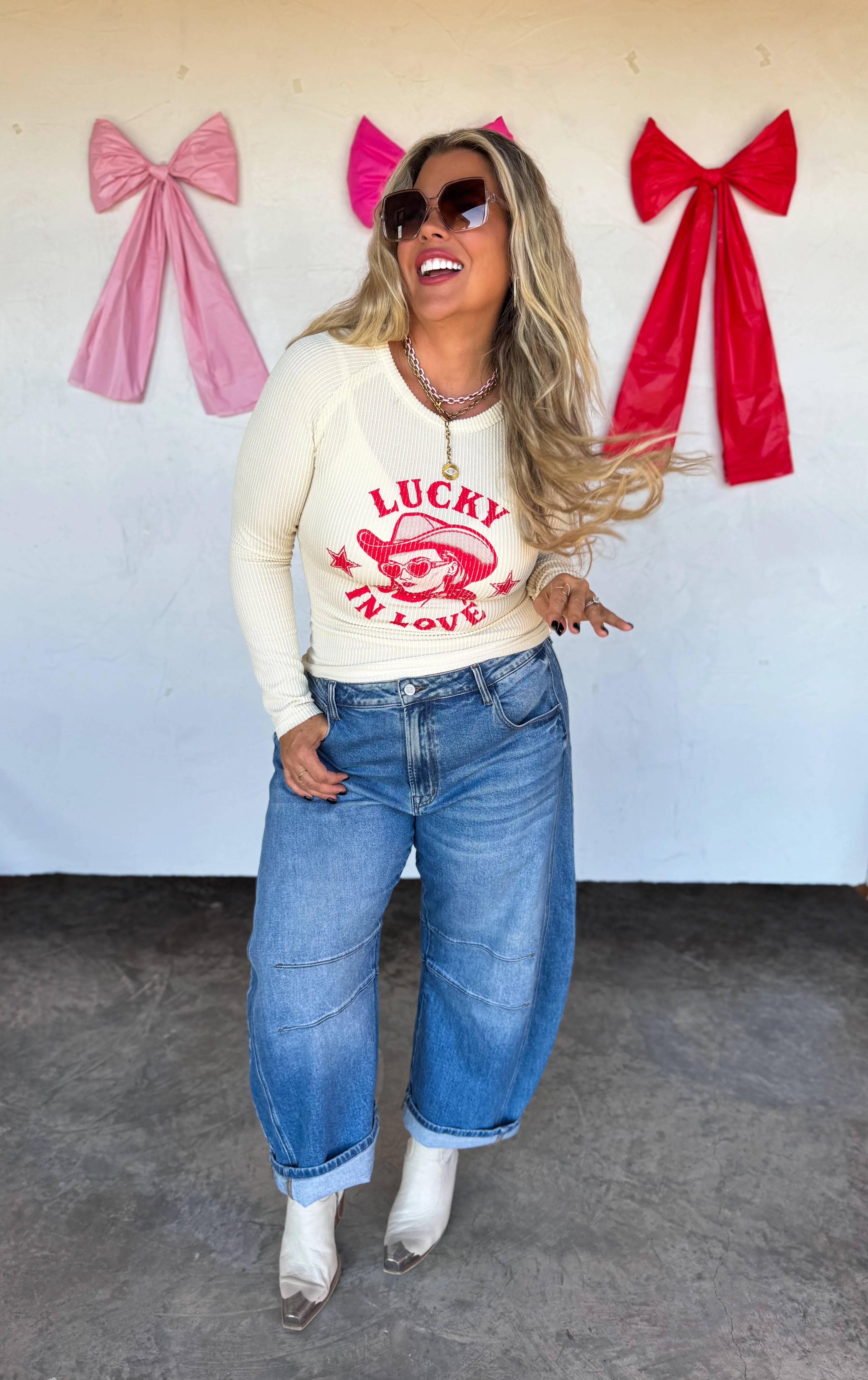 PREORDER: Lucky Love Graphic Top  by Blakeley (ETA: Beginning of January )