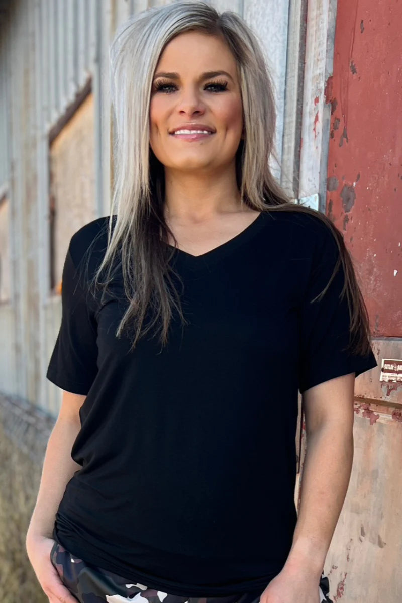 Simple Sterling Black Top by Sterling Kreek - BFF Here