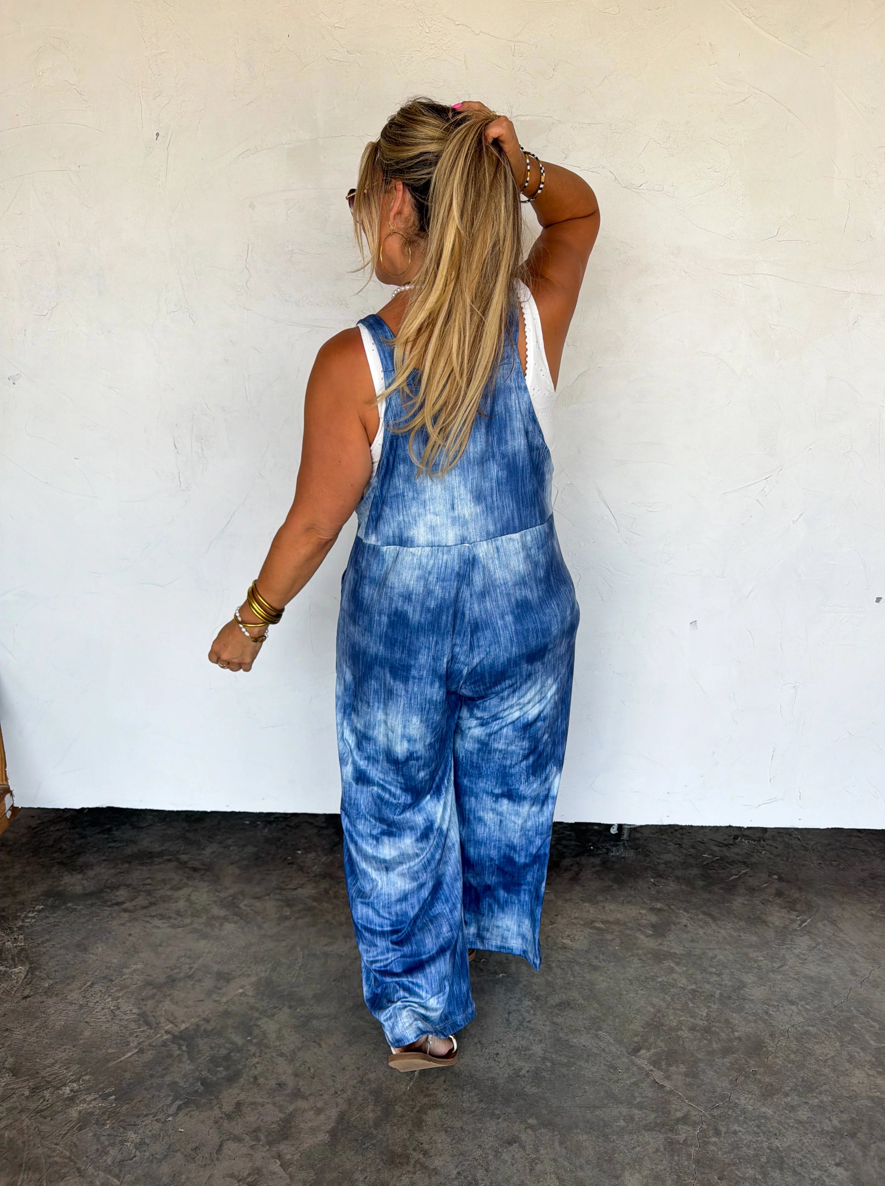 PREORDER: Mock Denim Karli Boho Overalls by Blakeley (ETA: Late July / Early July) - BFF Here