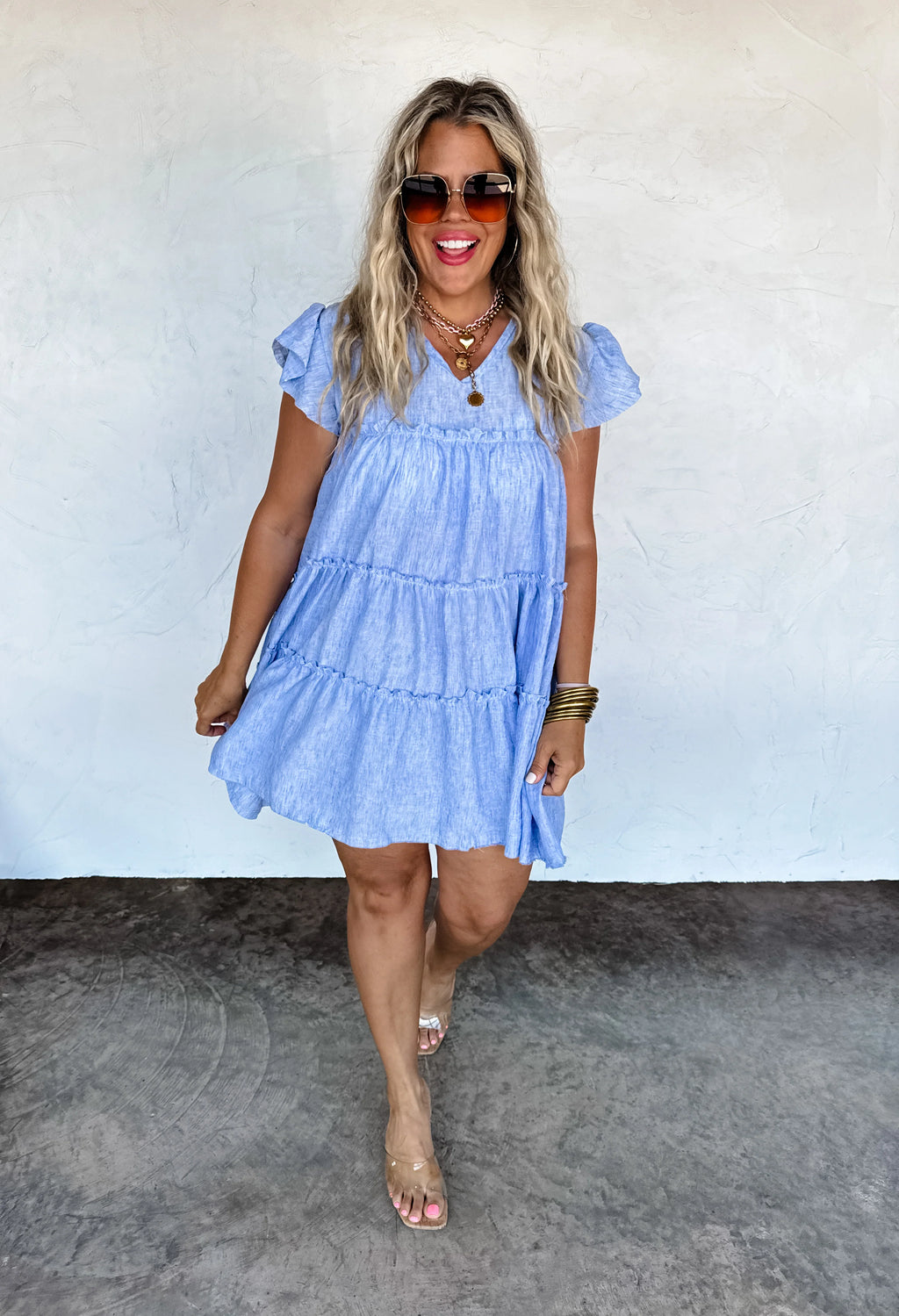 Day Dreaming Ruffle Dress by Blakeley - BFF Here
