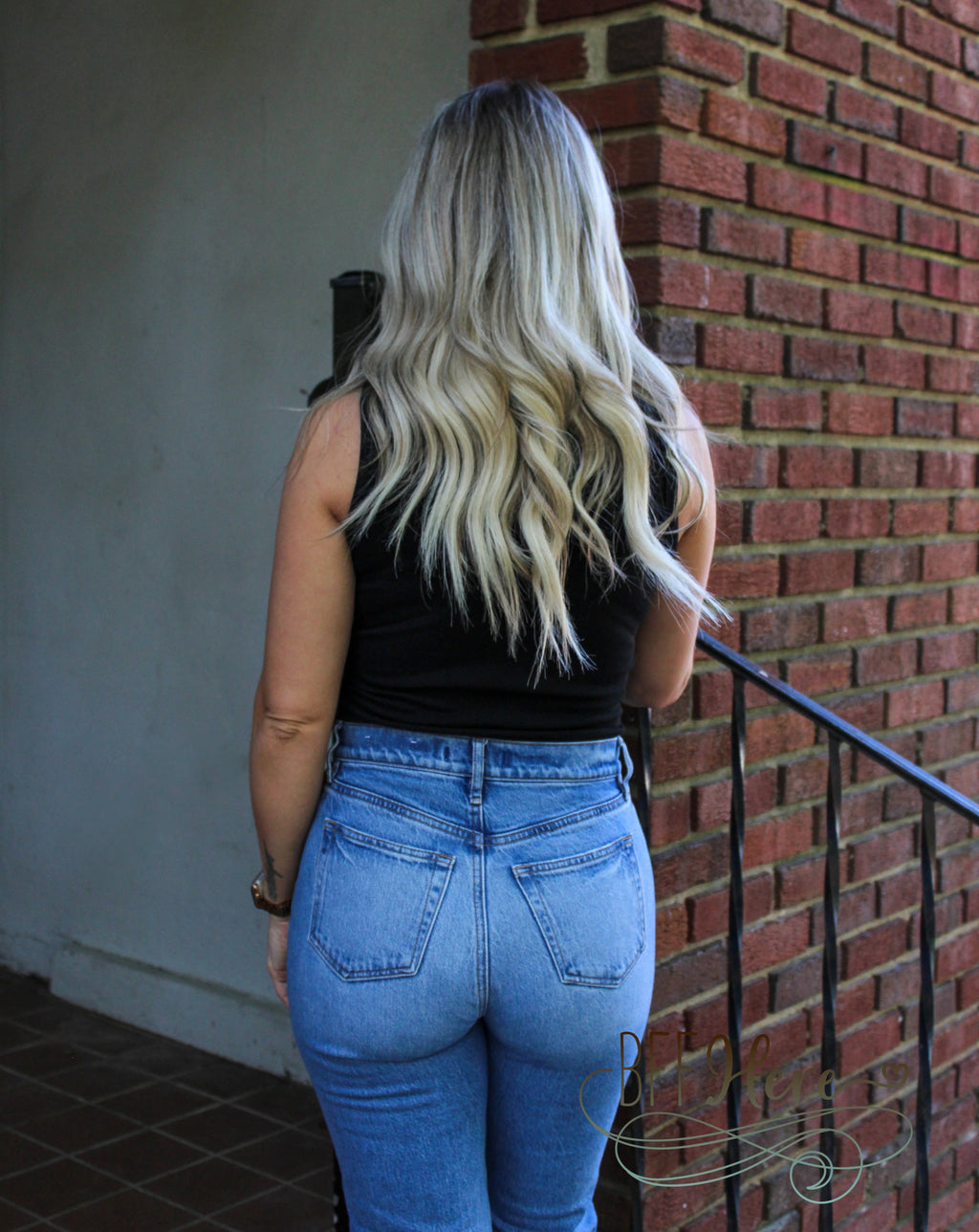 PREORDER: Chic Elegance: Black Mesh Panel Bodysuit (Ships Beginning of July) - BFF Here