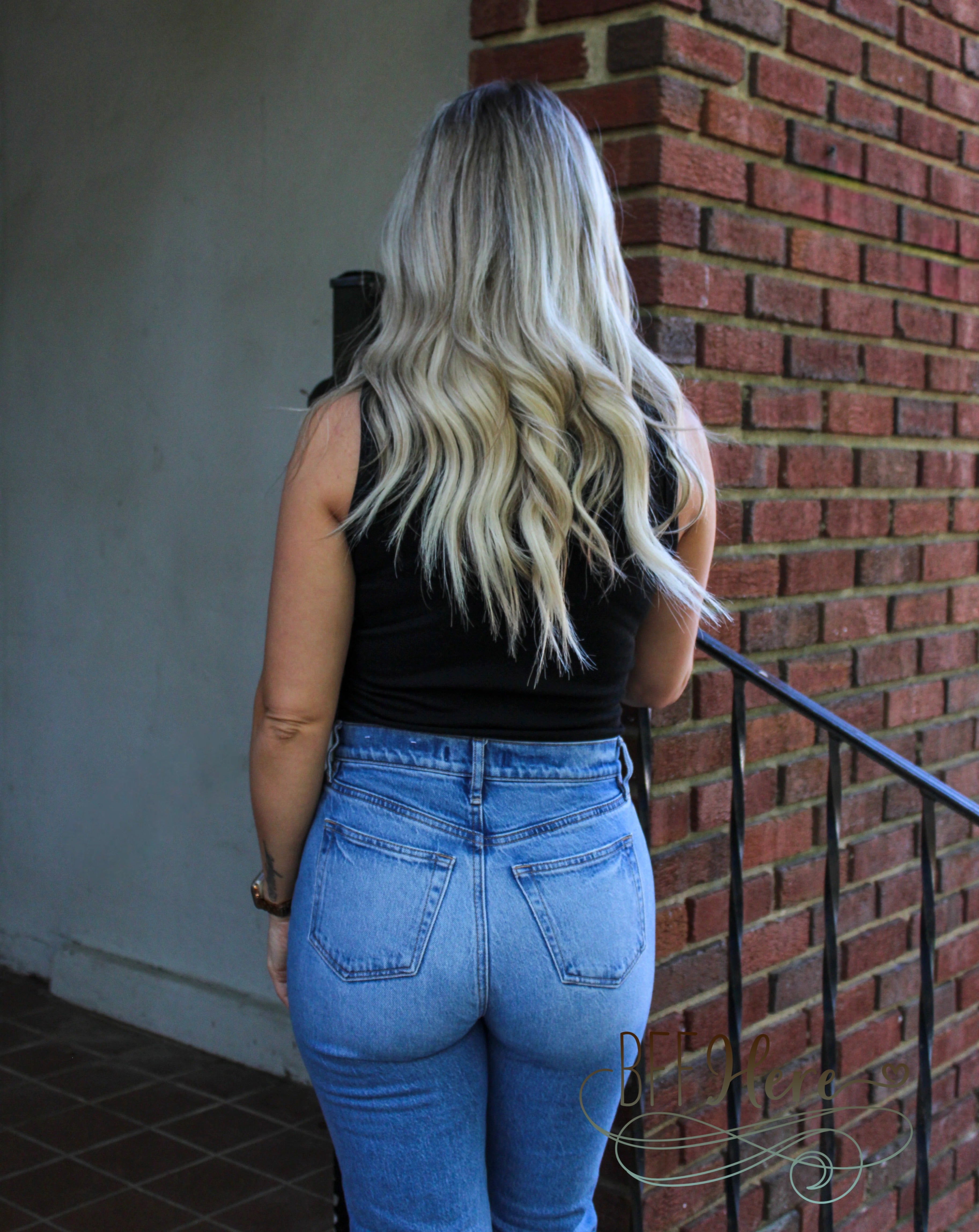 PREORDER: Chic Elegance: Black Mesh Panel Bodysuit (Ships Beginning of July) - BFF Here