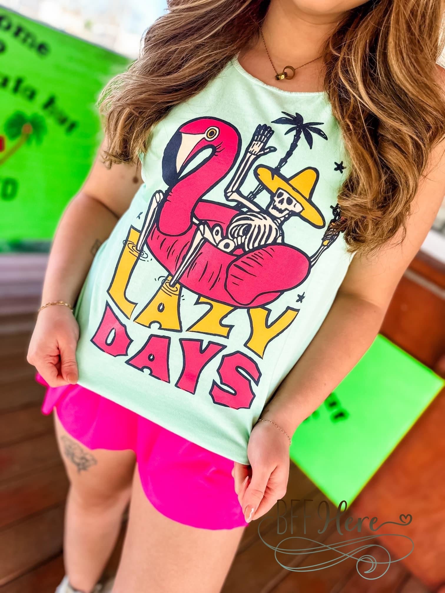 Tropical Lazy Days Tank - BFF Here