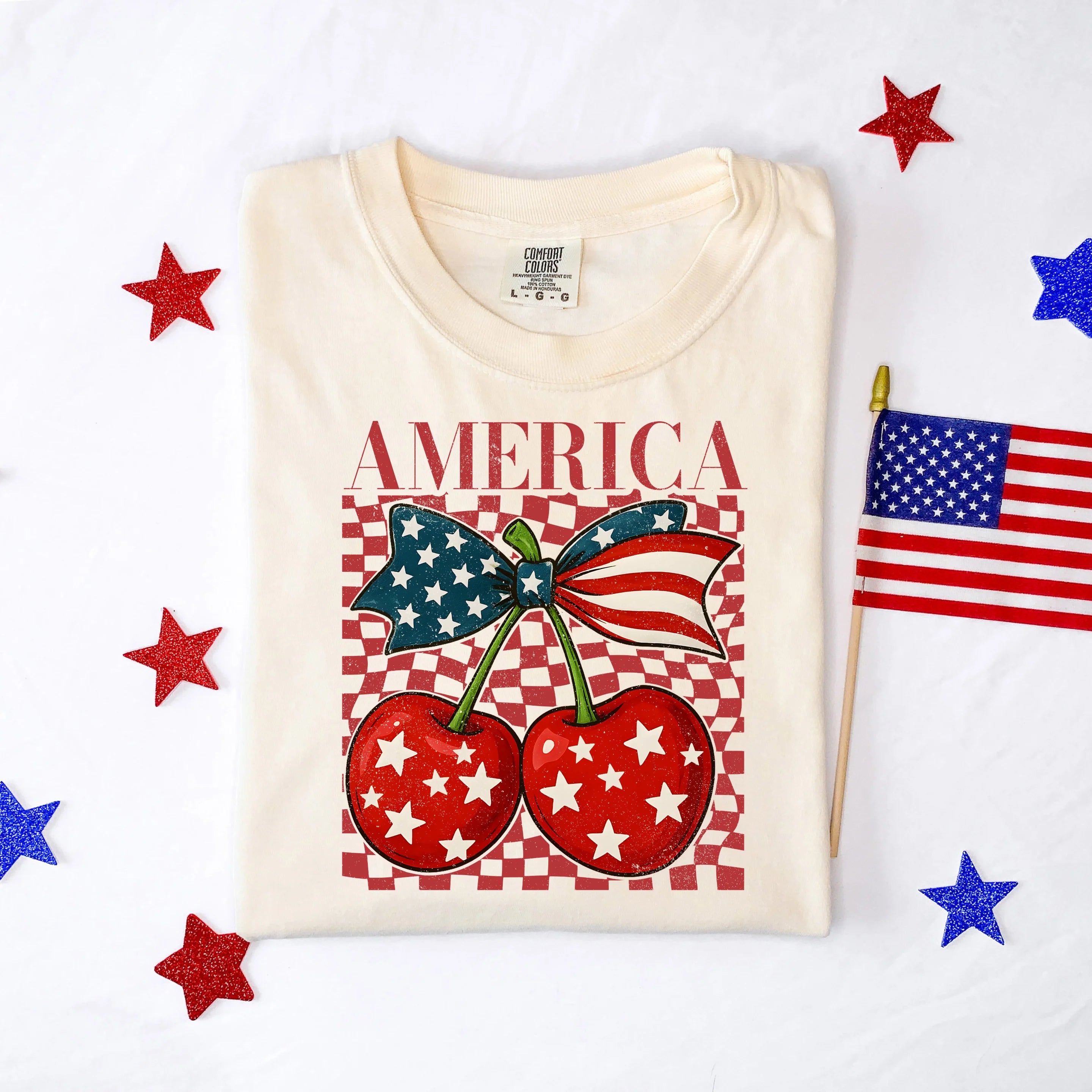 America Cherry Tee by FestiviTees - BFF Here