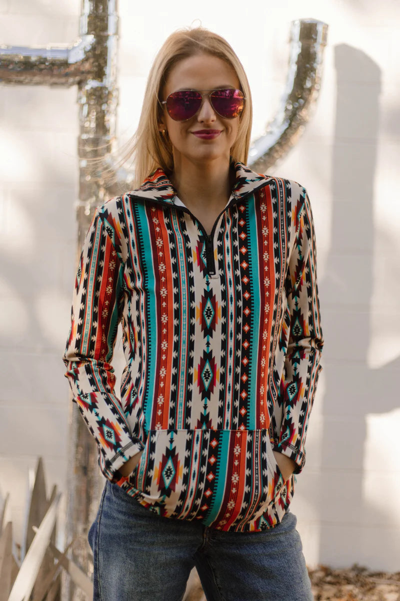 Sunburst Stampede Pullover by Sterling Kreek
