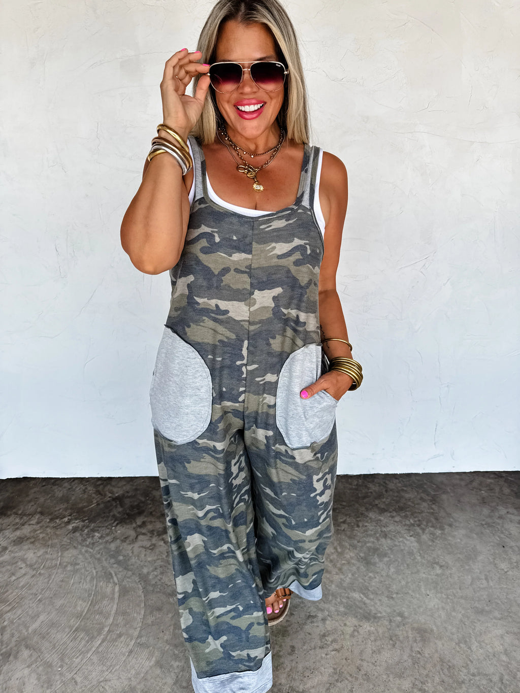 Ricki Camo Romper by Blakeley - BFF Here