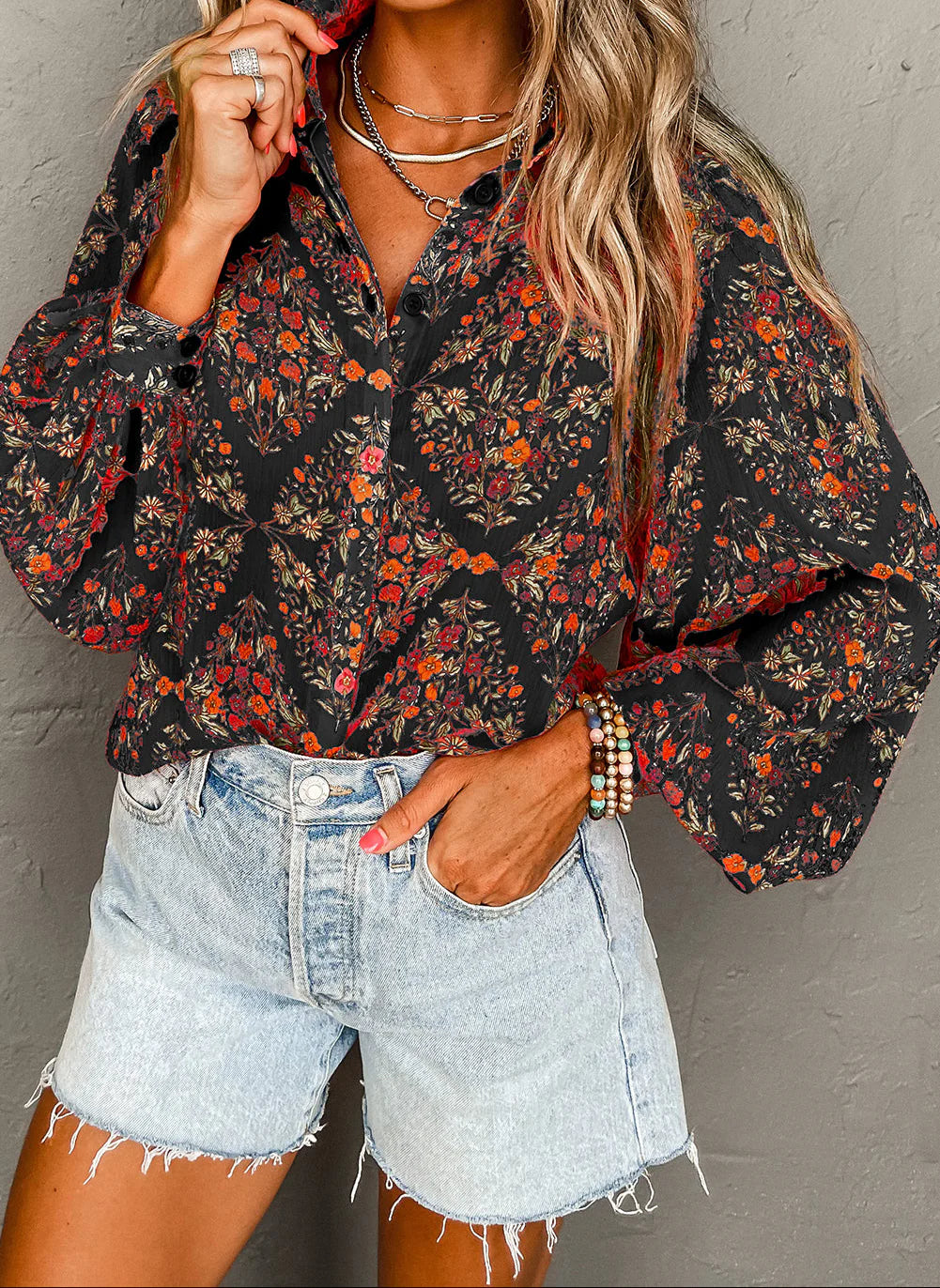 Wildflower Whiskey Button Down - BFF Here